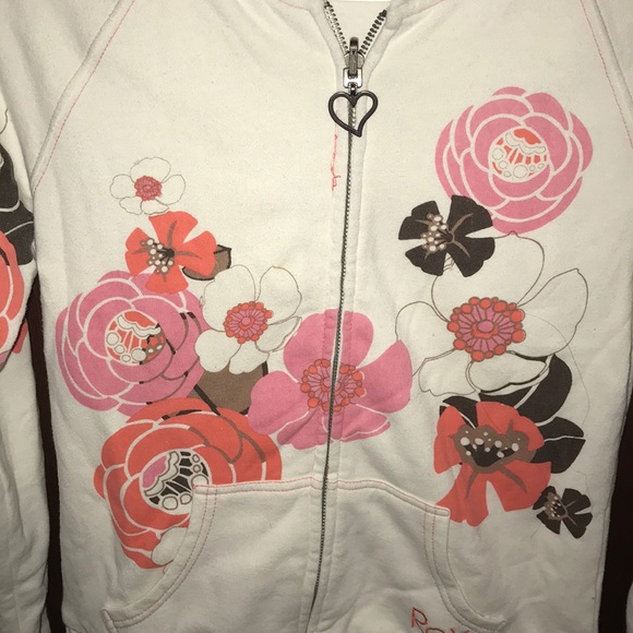 Reversible Roxy Zip-Up Sweatshirt - Picture 2 of 4